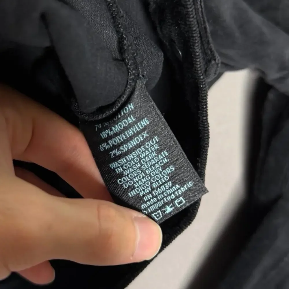 Monfrere black noir dean slim corduroy trucker jacket